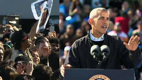 Obama To Protester Go To Your Own Rally Cnn Video