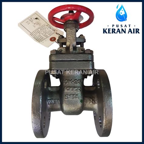 Jual Gate Valve Kitz JIS 10K SS 304 Flange 1 Inch DN 25 Shopee