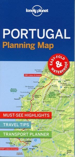 Lonely Planet Portugal Planning Map 1 Von Lonely Planet Landkarten