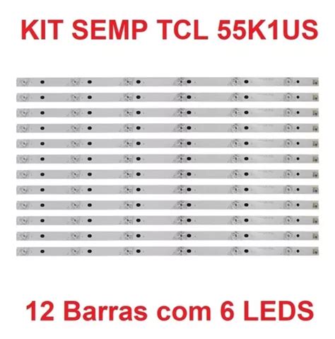 Kit Barras De Led Tv Semp Tcl Pol K Us Barras Leds