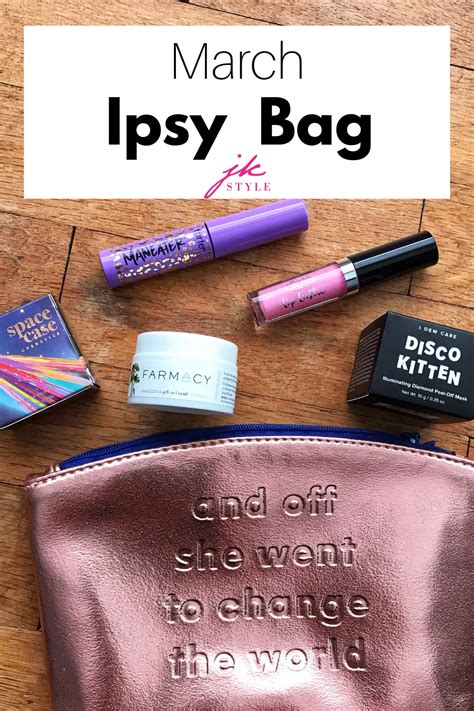 March Ipsy 2019 Glam Bag Review Jk Style