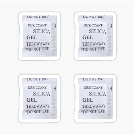 Silica Gel Packet Sticker Pack Sticker For Sale By Take8 Redbubble