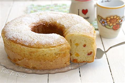 Ciambella Alle Pesche Soffice Con Fornetto Versilia Bagel Doughnut