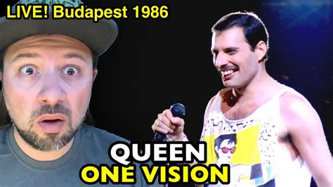 QUEEN One Vision LIVE Budapest 1986 REACTION YouTube