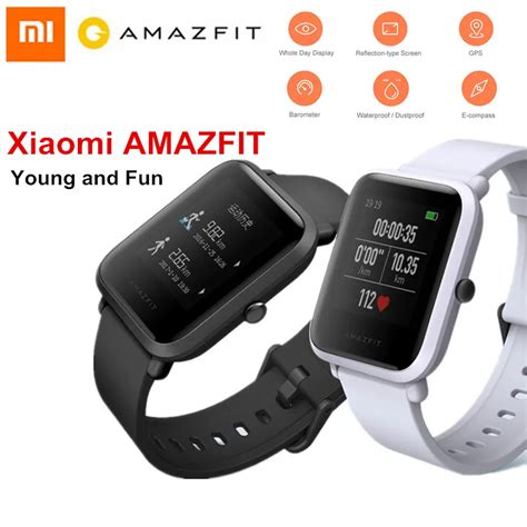 On Sale Xiaomi Amazfit Bip Smart Watch Huami GPS Smartwatch Pace Lite ...
