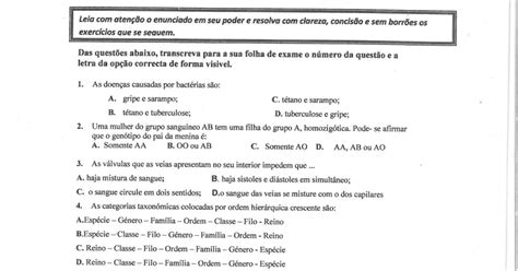 Exame De Biologia Mozaprende Pdf Google Drive