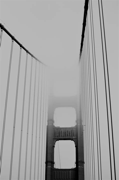 Fotos Gratis En Blanco Y Negro Arquitectura Niebla Puente