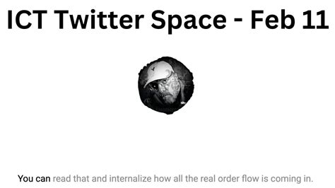 Ict Twitter Space Shotgun Saturday Order Flow Real Time Price