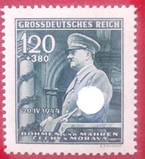 Briefmarke Deutsches Reich Dr Geburtstag B Hmen Und M Hren Adolf