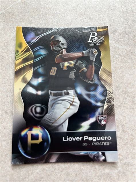 2023 Bowman Platinum 18 Liover Peguero RC Rookie MLB Pittsburgh