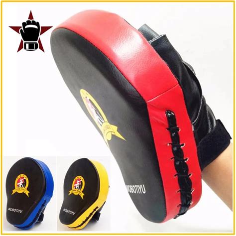 Quality Hand Target Mma Martial Thai Kick Pad Kit Black Karate Training Mitt Focus Punch Pads