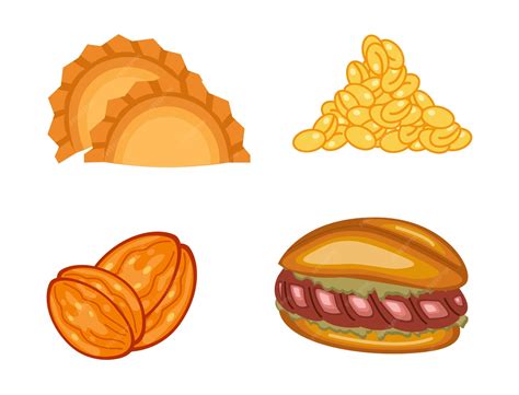 Premium Vector | Food illustrations for National Holidays of Chile