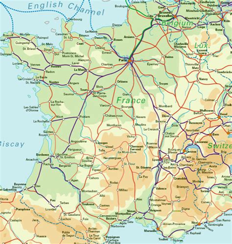 Infos Sur Carte Routiere De France Detaillee Gratuite Vacances