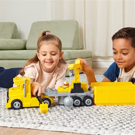 Paw Patrol Big Truck Pups Rubble Xtreme Truck | Play Vehicles | Baby ...