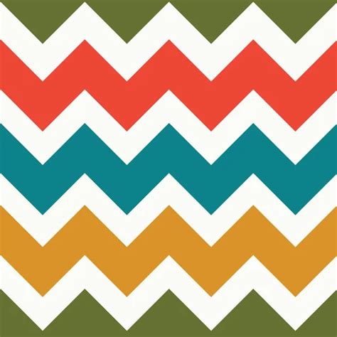 Blue White Red Painted Chevron Pattern Stock Vector Amovitania