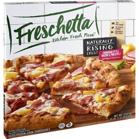 Freschetta Naturally Rising Crust Canadian Style Bacon And Pineapple