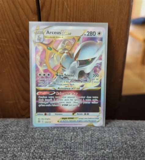 CARTE POKÉMON Arceus VSTAR 123 172 EB09 Stars Étincelantes FR