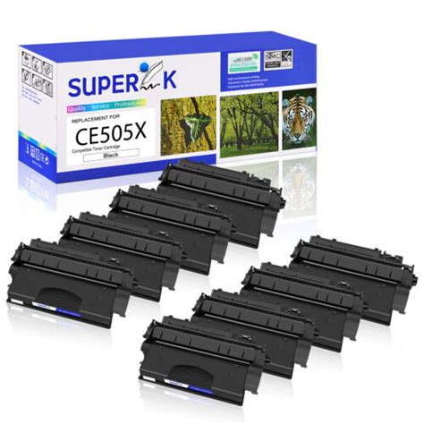 8 Pack Ce505x 05x Toner Cartridge For Hp Laserjet P2055n P2055 P2055x P2055d Ebay