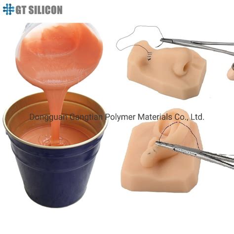 Liquid Silicone Rubber RTV 2 LSR Medical Grade For Making Simulated