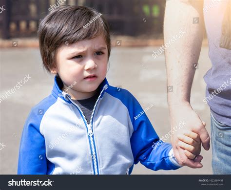 Cropped Shot Father Son Holding Hands Stock Photo 1622984488 Shutterstock