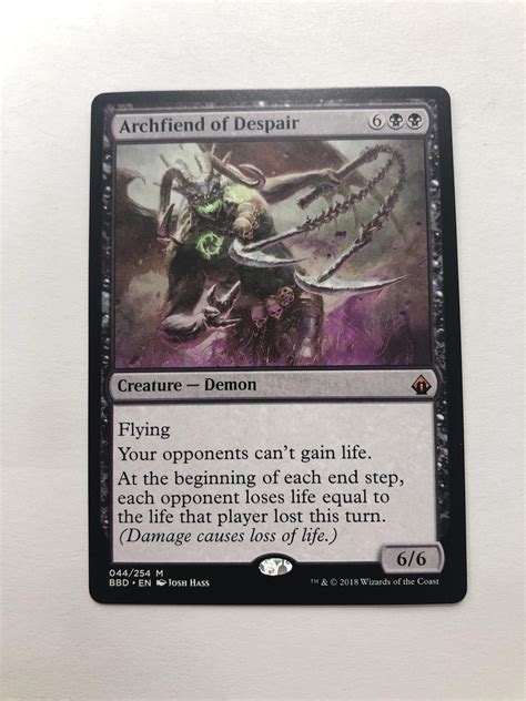 Archfiend Of Despair Battlebond BBD Magic The Gathering Proxy Mtg