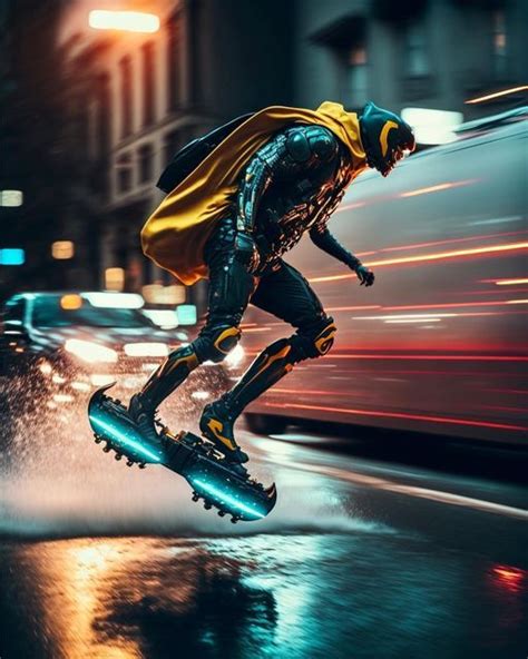 FLYBYARTIST on Instagram: "Cyberpunk futuristic scifi hoverboards # ...