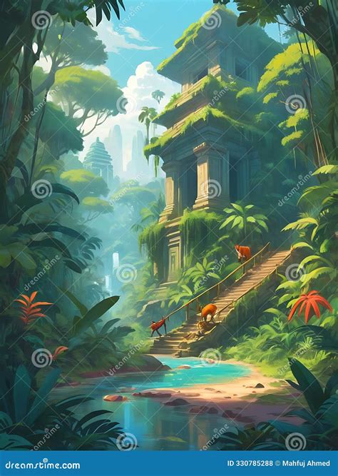 KDP Child Book Cover Front Part Design Illustration for Printing Stock