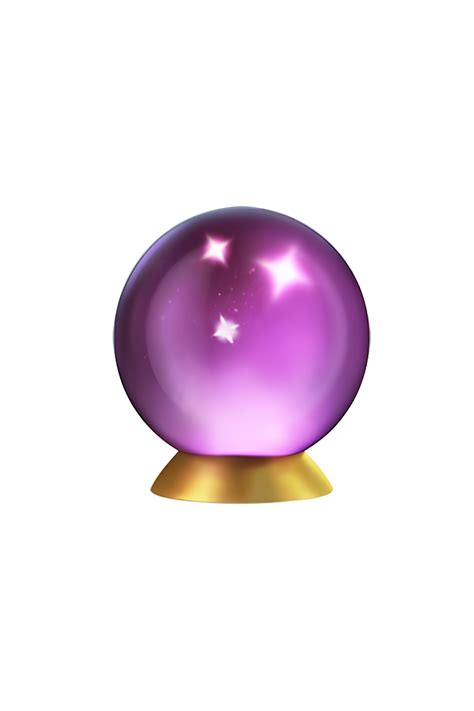 🔮 Crystal Ball Emoji in 2023 | Purple emoji, Crystal ball, Emoji