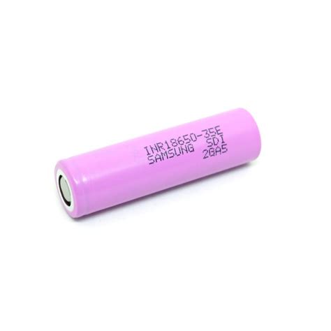 INR18650 35E 18650 Zelle Li Ion Akku ungeschützt flattop 3 7V 3450mAh