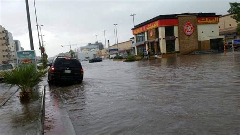 Watch Video Heavy Rains Thunderstorms And Floods Hit Saudi Arabia S