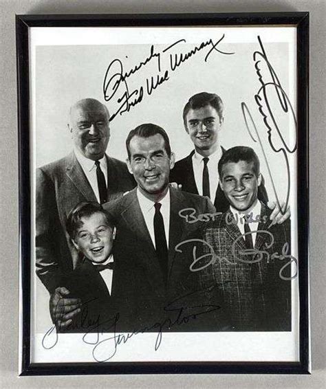 My Three Sons Cast Framed Signed Photograph No COA - Matthew Bullock ...