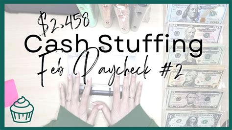 Cash Stuffing February Paycheck One Month Ahead Cash