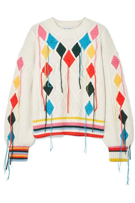 20 Embroidered Sweaters You Need For Fall Who What Wear Uk