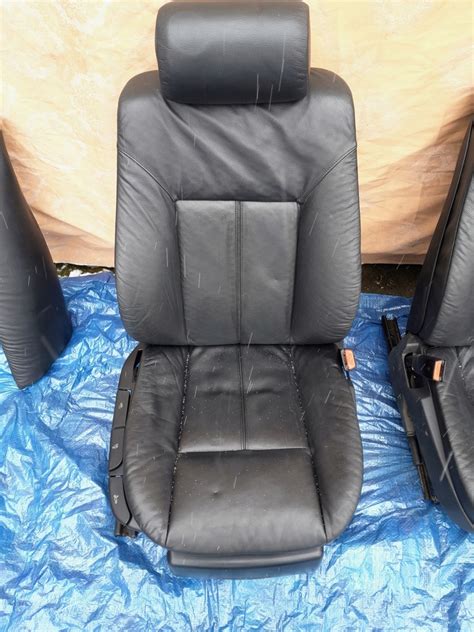 Komplet foteli z boczkami skórzane BMW E39 kombi 12013297537