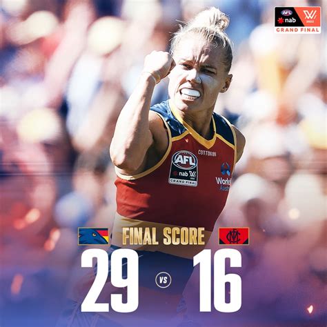 Afl Womens On Twitter The Crows Have Won The 2022 Nab Aflw Grand