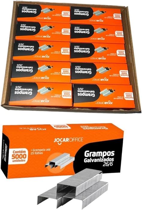 Grampo Galvanizado 26 6 Eagle 179 5400 Prata Caixa C 5000 Grampos