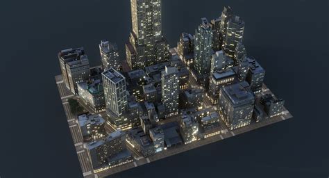 District 06 Night City 3d Model Turbosquid 1619278