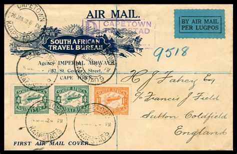 Airmail First Flight Covers Forum South African Philately Club