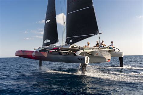 Tf10 Foiling Trimaran Dna Performance Sailing Sailboat Plans Boat