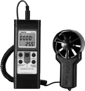 Anemometer Digital Remote Vane M S Ghesquiers