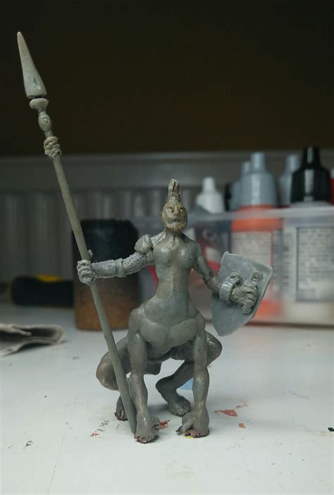 Mantaur! My latest sculpt : miniaturesculpting