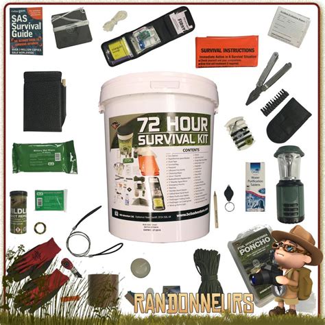 Kit De Survivalisme Catastrophes H Bcb Situation Urgence Extreme