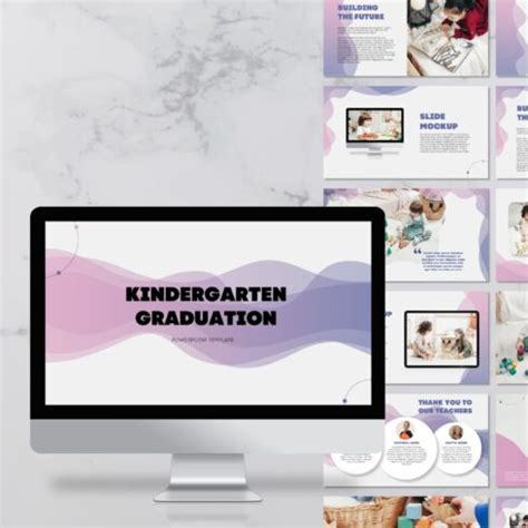 Kindergarten Graduation Powerpoint Template – MasterBundles