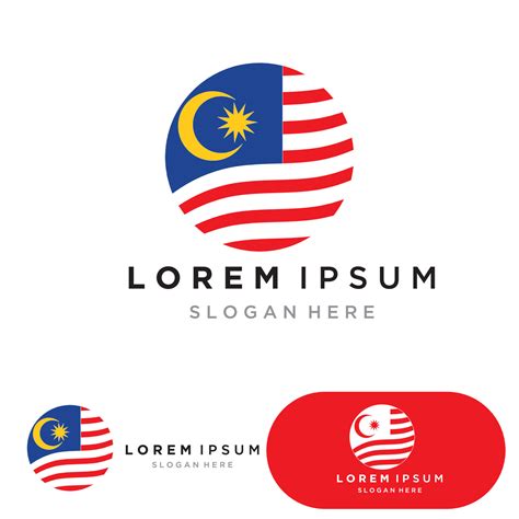 malaysia flag vector icon design illustration  vector art