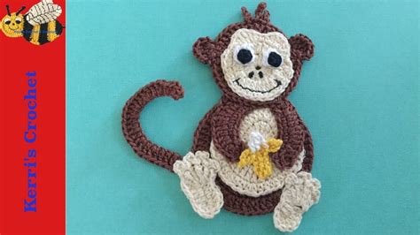 Crochet Applique Tutorials - Crochet Monkey