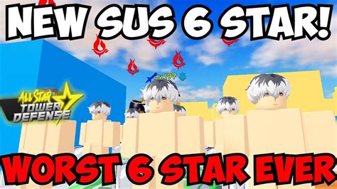 New Sus Naked Star All Star Tower Defense Update Youtube