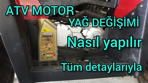 ATV MOTORLARIN YAĞ DEĞİŞİMİ NASIL YAPILIR YUKİ YK 200 T3 TRACT ATV