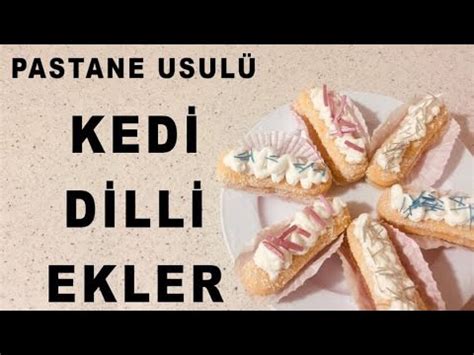 FIRIN YOK HAMUR YOK AZ MALİYETLİ PASTANE USULÜ EKLER PASTALARI