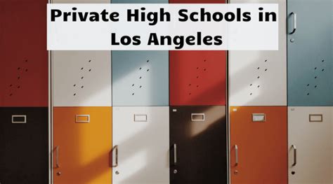 Private High Schools: Best in Los Angeles