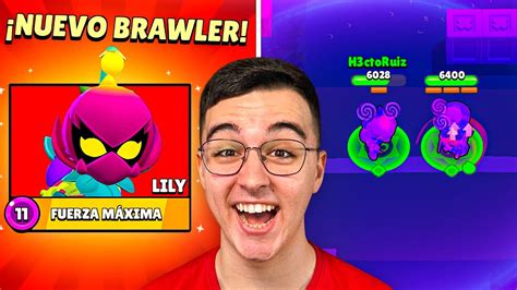 Maxeo A La Nueva Brawler Lily Y Descubro Que Est Rota Brawl Stars